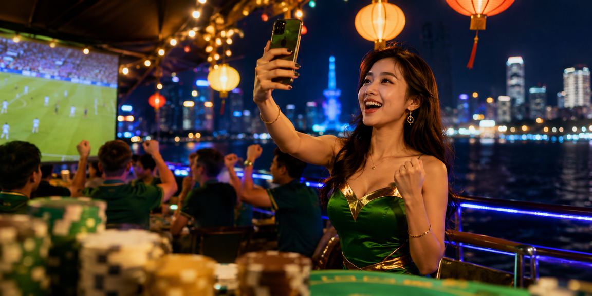 Người hâm mộ xem cá cược bóng đá tại chợ đêm Đà Nẵng